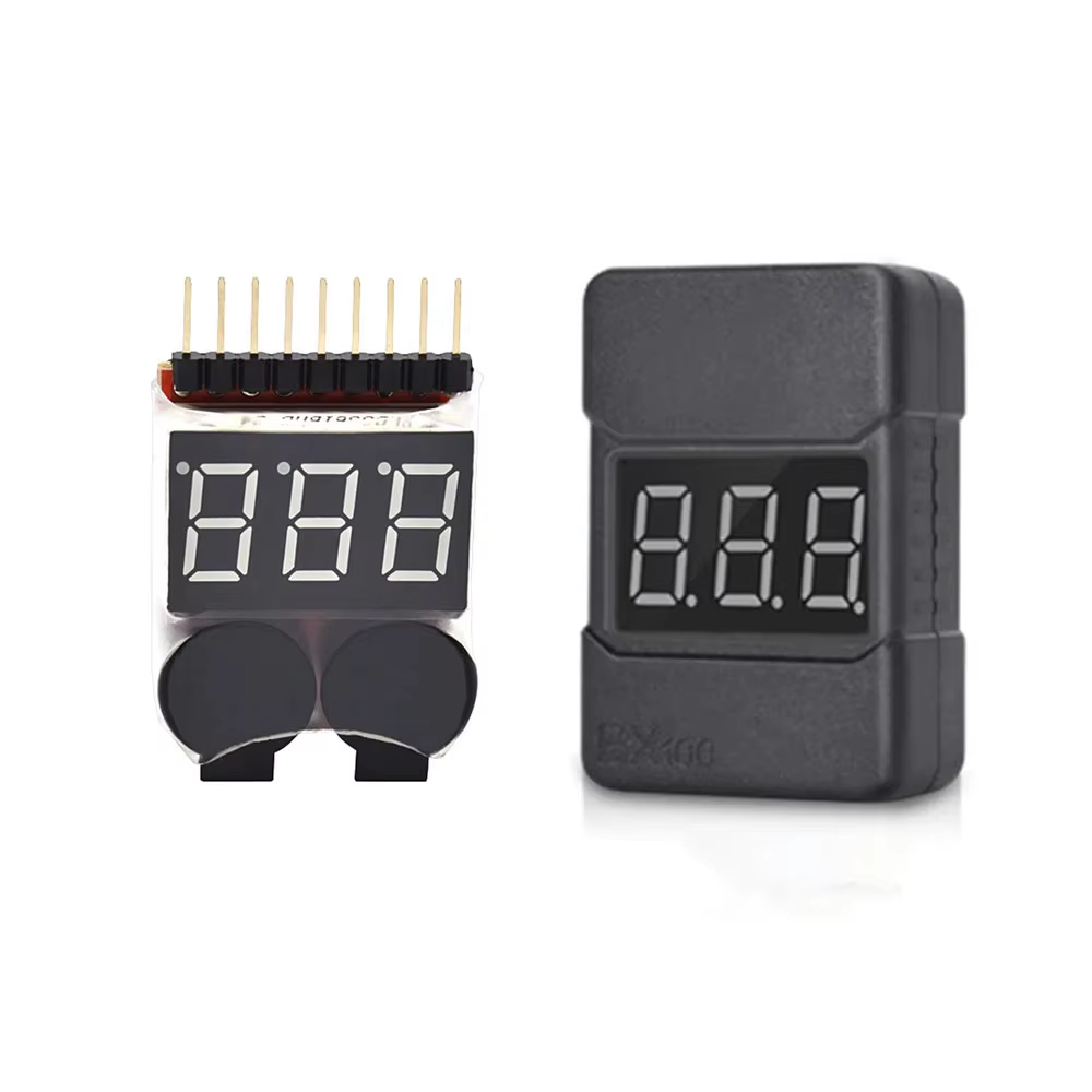 Drone Buzzer - BX100 1-8S يبو بطارية مؤشر الجهد