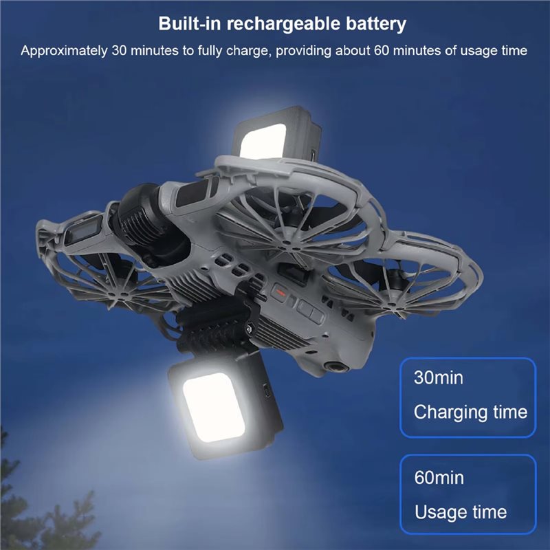 أضواء LED سريعة التركيب لطائرة - مراجعة Drone Led Light وسعره
