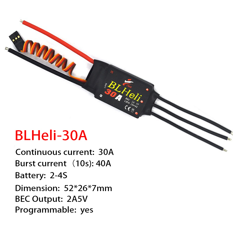 1-3 قطعة ESC BLHeli 20A 30A 50 - مراجعة Drone Esc وسعره