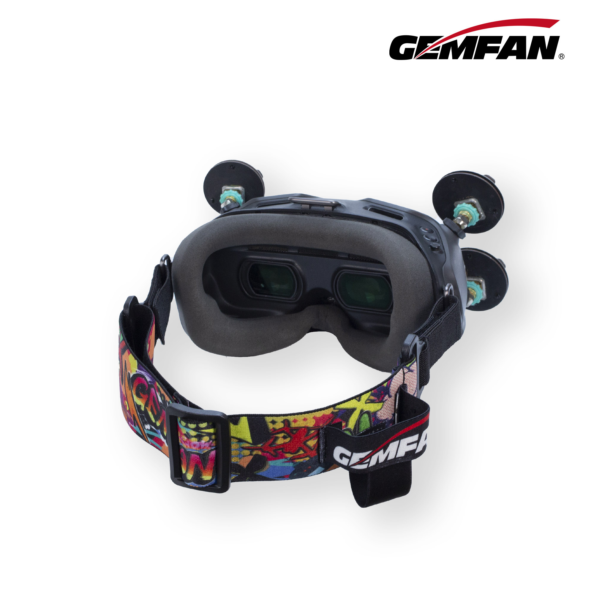 GEMFAN GOGGLE حزام البطارية FP - مراجعة Drone Battery Strap وسعره