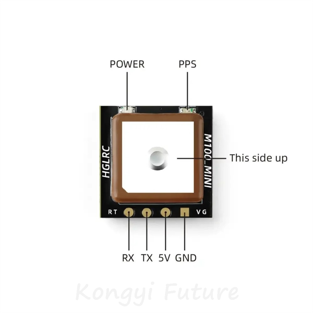 وحدة GPS طراز HGLRC M100 MINI  - مراجعة Drone Gps Module وسعره