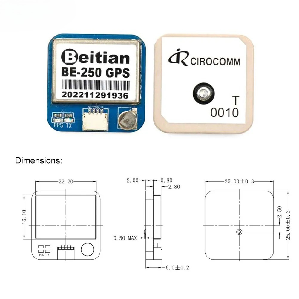 وحدة BEITIAN M10 GPS وحدة تحدي - مراجعة Drone Gps Module وسعره